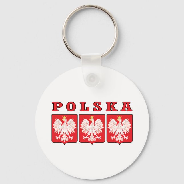 Porte-clés Boucliers de l'aigle Polska (Recto)