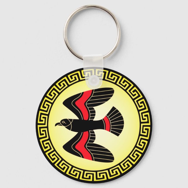Porte-clés Boucliers grecs anciens : Hawk (Air) (Recto)