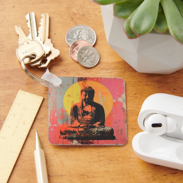 Porte-clés Bouddha d'art moderne (Bureau)