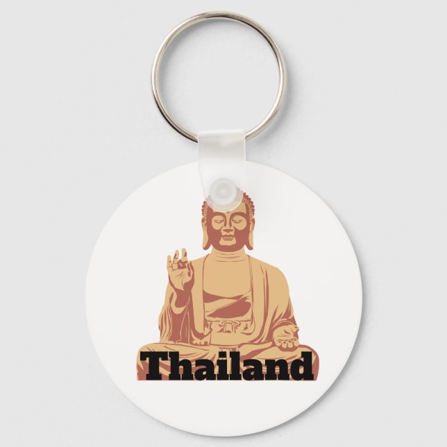 Porte-clés Bouddha Thaïlande (Recto)