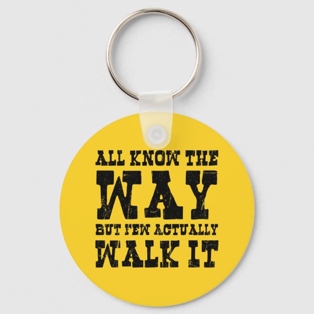 Porte-clés Bouddhisme zen Spaghetti Style occidental (Recto)