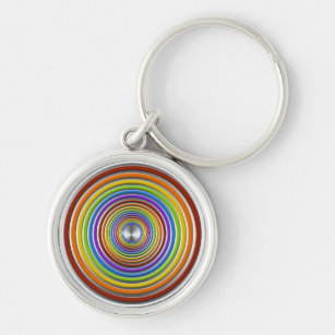 Porte-clés Boudine d'arc-en-ciel de spectre de couleur