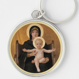 Porte-clés Bougereau Marie et Jésus