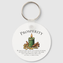 Bougie de Chant de Prospérité & Sortilège d'Argent