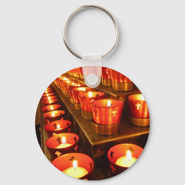 Porte-clés Bougies de prière (Recto)