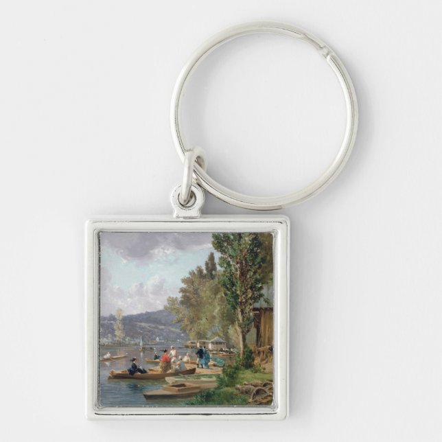 Porte-clés Bougival, 1873 (Devant)