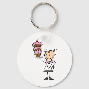 Porte-clés Boulangère Bonhomme Féminin
