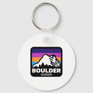 Porte-clés Boulder Colorado Ski Snowboard Voyage en famille 2