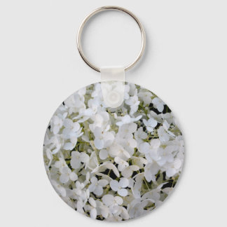 Porte-clés boule blanche