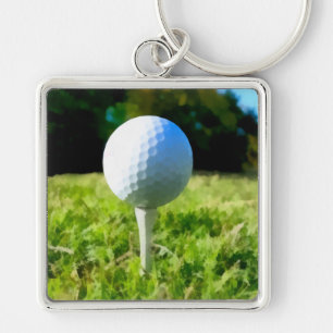 Porte-clés Boule de golf porte - clé et tatouage pour golfeur