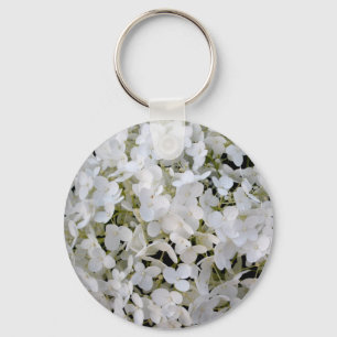 Porte-clés boule de neige blanche