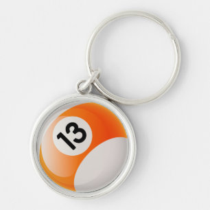 Porte-clés Boule des billards 13