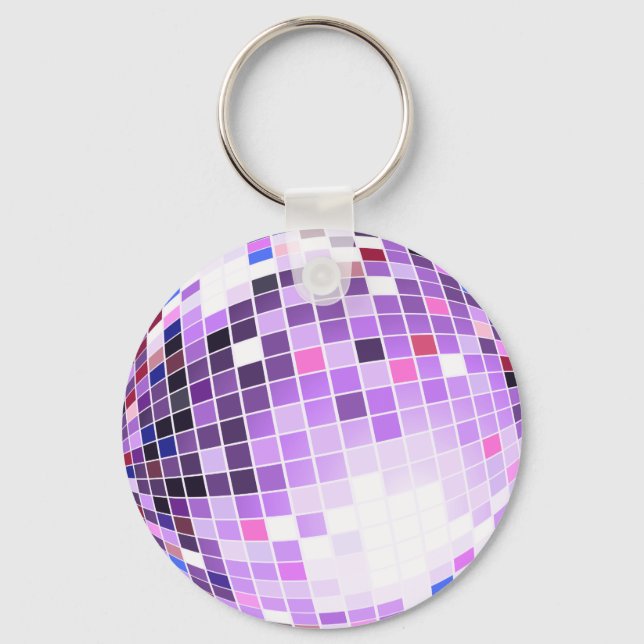 Porte-clés Boule Disco (Recto)