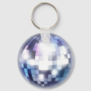 Porte-clés Boule Disco cool des années 80