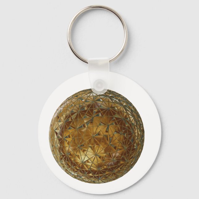 Porte-clés boule dorée (Recto)
