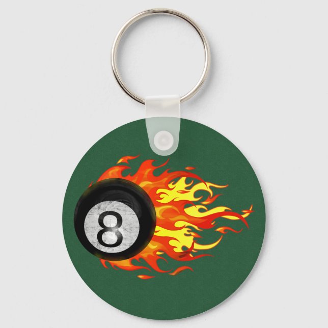 Porte-clés Boule flamboyante 8 (Recto)