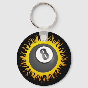 Porte-clés Boule huit de flamber