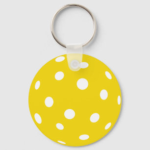 Porte-clés Boule jaune Pickleball Sport