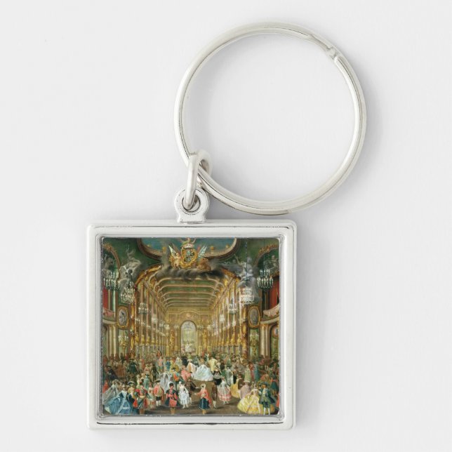 Porte-clés Boule masquée dans le Hoftheater, Bonn, 1754 (Devant)