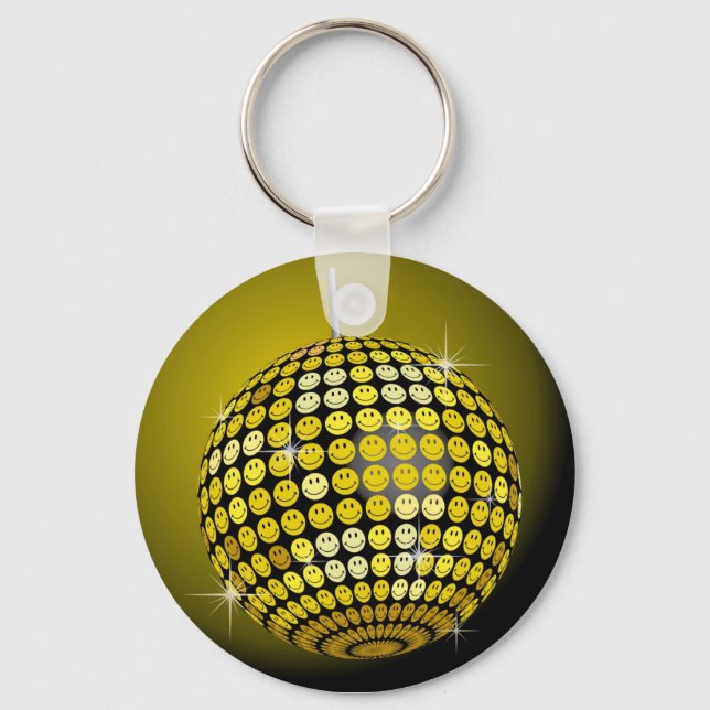 Porte-clés Boule miroir (Recto)