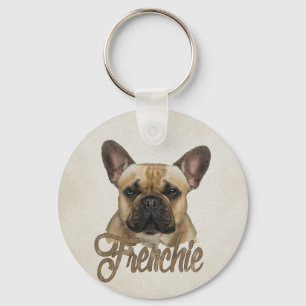 Porte-clés Bouledogue français - chien de Frenchie
