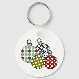 Porte-clés Boules de Noël Rétro T-shirts et Cadeaux