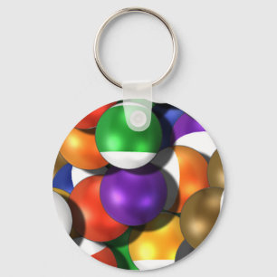 Porte-clés boules de piscine