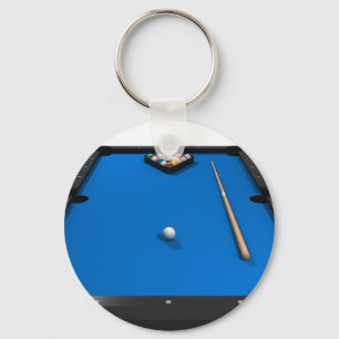 Porte-clés Boules de piscine sur le Tableau de billards de