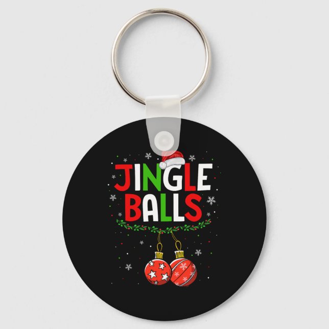 Porte-clés Boules Tinsel Correspondances Châtaignes Noël Coup (Recto)
