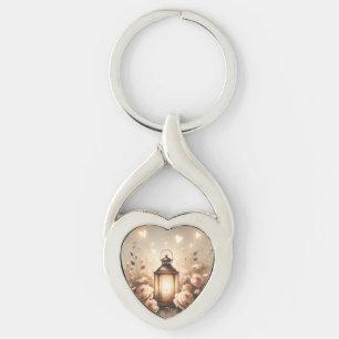 Porte-clés Bouquet de lanterne rose Glow