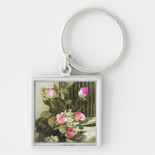 Porte-clés Bouquet de mariage vintage
