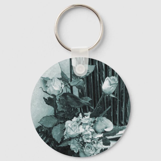Porte-clés Bouquet de mariage vintage (Recto)