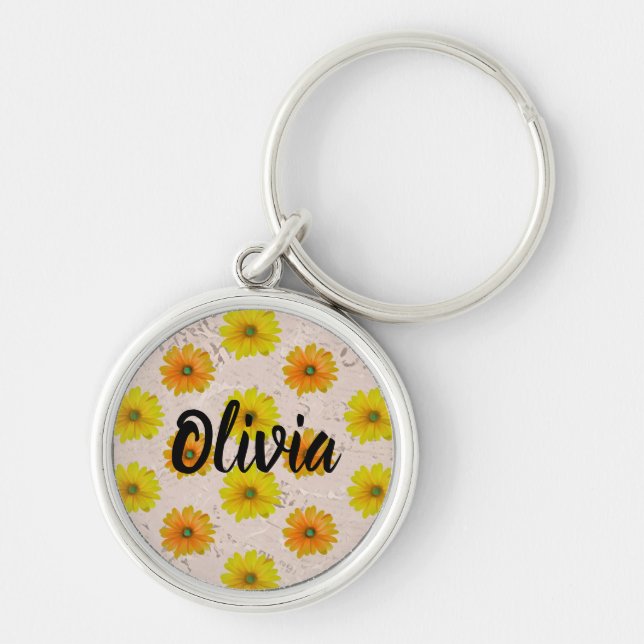 Porte-clés Bouquet floral marais (Devant)