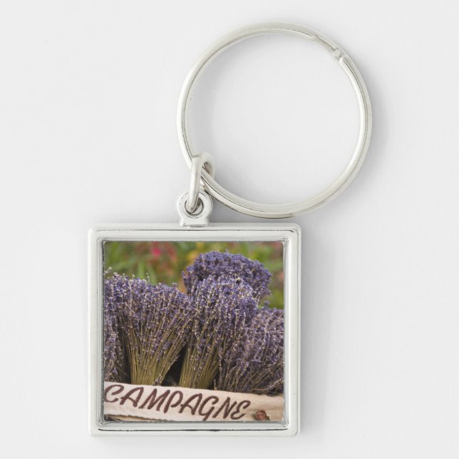 Porte-clés Bouquets de lavande à vendre, Vence, Provence, (Devant)