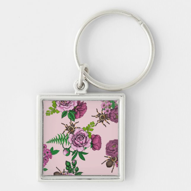 Porte-clés Bouquets et tarantula (Devant)