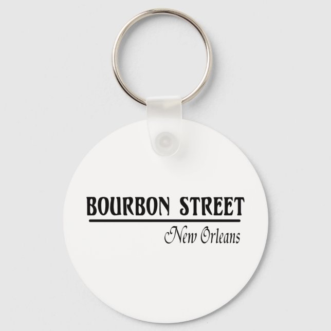 Porte-clés Bourbon Street Nouvelle-Orléans (Recto)