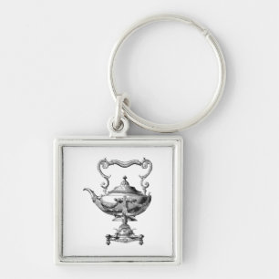 Porte-clés Bouteille de thé antique