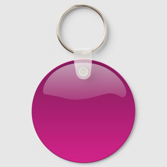 Porte-clés bouton brillant violet (Recto)