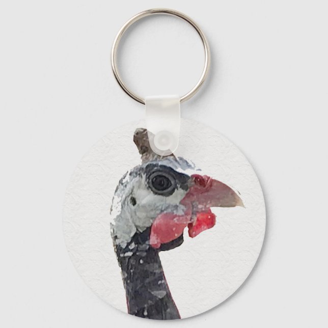 Porte-clés Bouton Charlie Round (Recto)