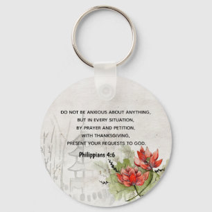 Porte-clés Bouton Citation Inspirationnelle Cute