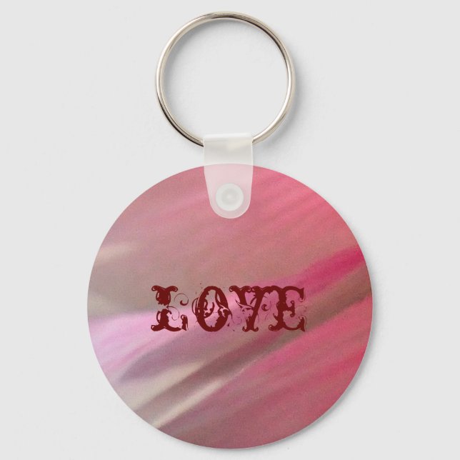 Porte-clés Bouton d'amour abstrait 3 de Malva 10 (Recto)