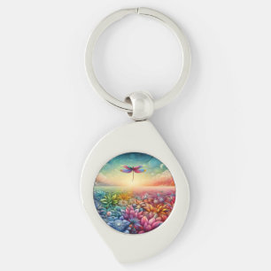 Porte-clés Bouton Danse de libellule