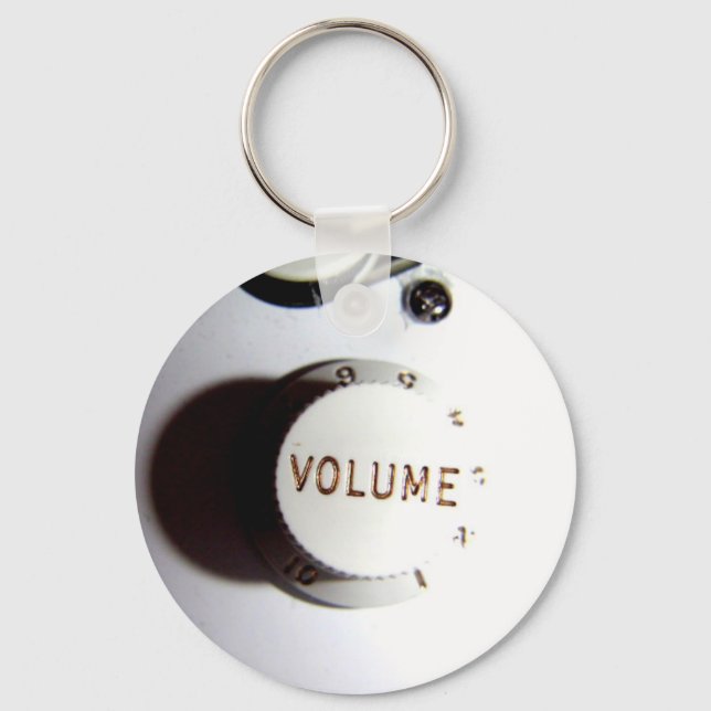 Porte-clés Bouton de volume de guitare (Recto)