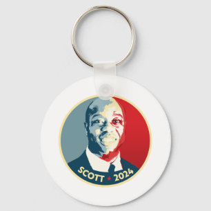 Porte-clés Bouton d'élection TIM SCOTT 2024