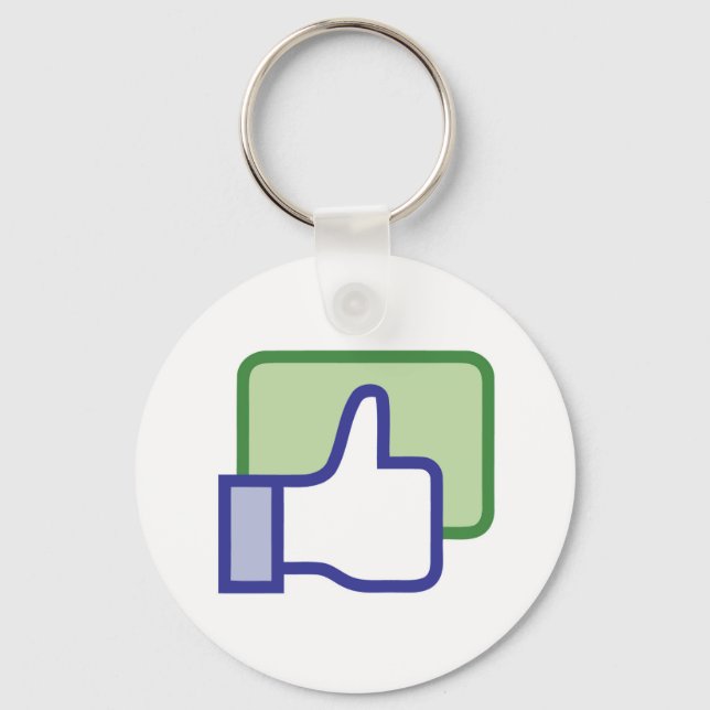 Porte-clés Bouton Facebook Like (Recto)