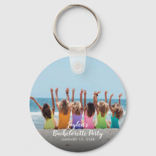 Porte-clés Bouton photo de la partie Bachelorette personnalis
