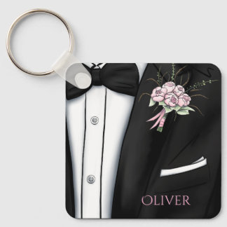 Porte-clés Boutonniere élégante pour le marié
