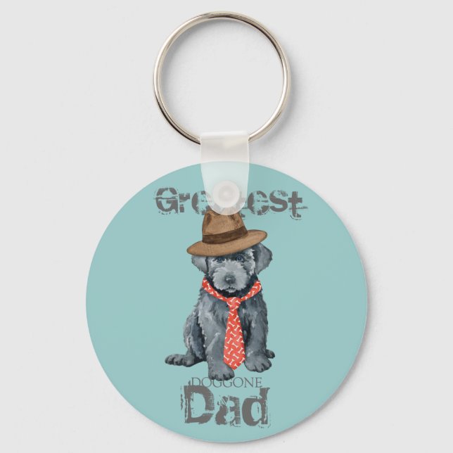 Porte-clés Bouvier des Flandres Papa Porte - clé (Recto)