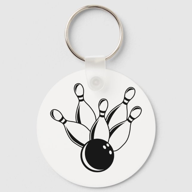 Porte-clés Bowling à dix broches (Recto)