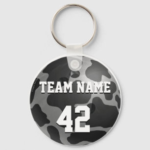 Porte-clés Bowling Ball Cow Grey